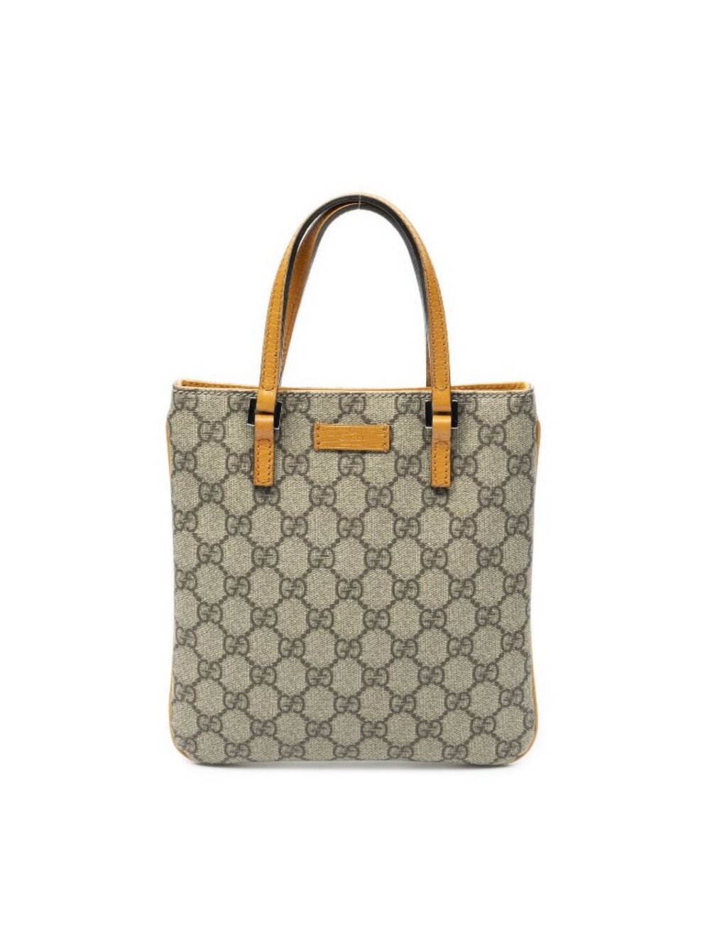 Gucci Vertical Tote Bag Beige Supreme Canvas